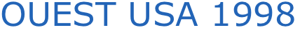 OUEST USA 1998